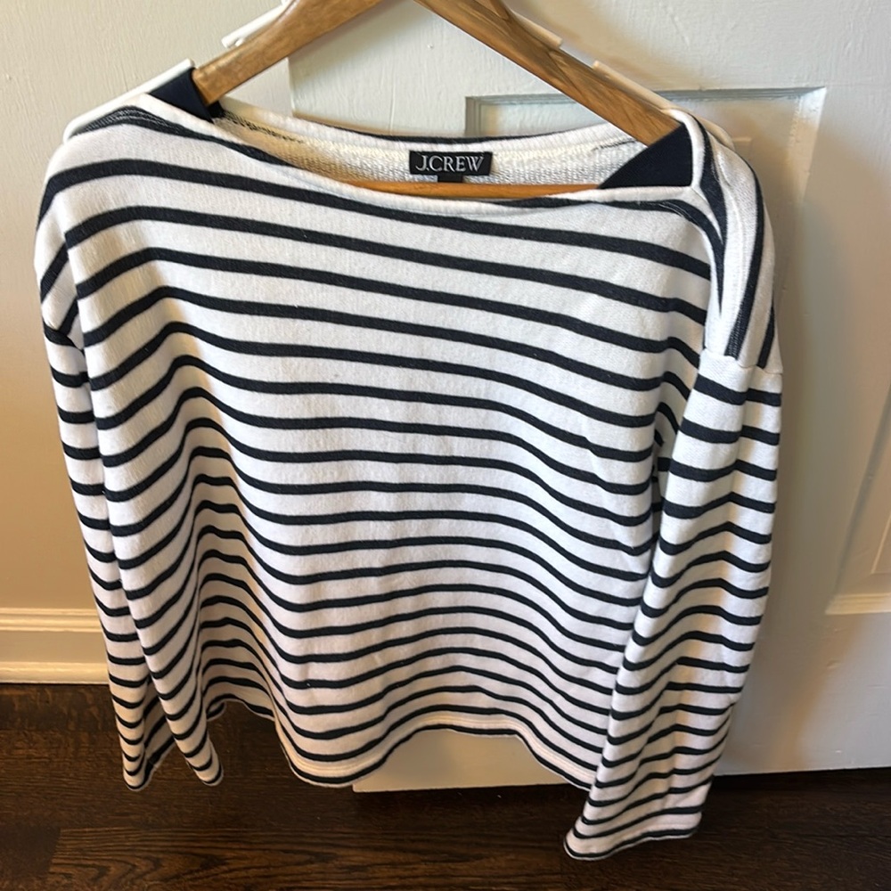 J Crew Small oversized boatneck Sweatshirt